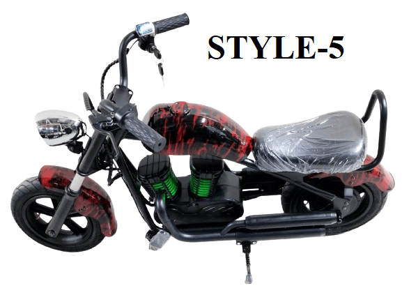 Kids Electric Scooter Mini Cruiser Bike With 180W Power, 15km/h Speed