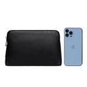 7MD Fingerprint lock purse Handbag, Anti-theft Waterproof Soft Genuine Leather Smart Fingerprint System Clutch Bag