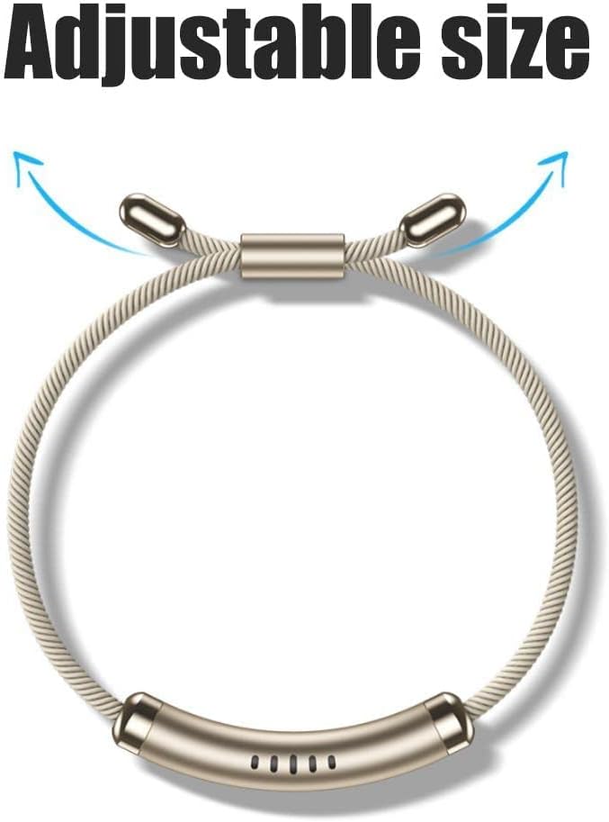Mosquito Repellent Bracelet Adjustable Essential Oil Anti Mosquito Bracelet with 6 Replacement Sticks | B2 |