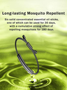 Mosquito Repellent Bracelet Adjustable Essential Oil Anti Mosquito Bracelet with 6 Replacement Sticks | B2 |