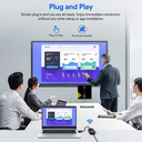 Powerology Wireless HDMI Mirroring Adaptor Pair with USB-C Cable, Full HD 1080P Resolution | PHDMRABK |