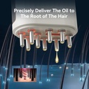 7MD Electric Massage Brush Electric Hair Oil Applicator and Hair Scalp Massager Brush Scalp Applicator Comb Model:7MD2417