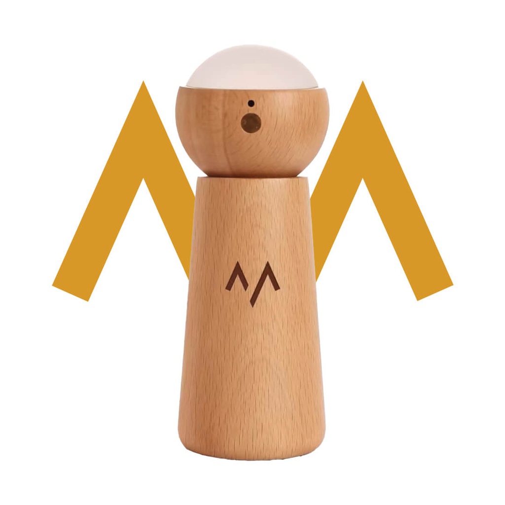 7MD Smart Indoor LED Light Wooden With Voice Control & 3 Brightness Levels, Intelligence Voice Activated, Night Dimmable Touch Control Table Lights, Table Lamp | 7MD2422 |