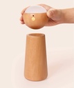 7MD Smart Indoor LED Light Wooden With Voice Control & 3 Brightness Levels, Intelligence Voice Activated, Night Dimmable Touch Control Table Lights, Table Lamp | 7MD2422 |
