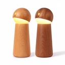 7MD Smart Indoor LED Light Wooden With Voice Control & 3 Brightness Levels, Intelligence Voice Activated, Night Dimmable Touch Control Table Lights, Table Lamp | 7MD2422 |