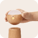 7MD Smart Indoor LED Light Wooden With Voice Control & 3 Brightness Levels, Intelligence Voice Activated, Night Dimmable Touch Control Table Lights, Table Lamp | 7MD2422 |