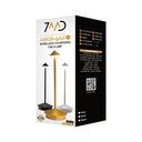 7MD Table Lamp Rechargeable Unique Bedside LED Light With 3 Brightness Level Table Light Model: 7MD2404