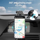 7MD Car Universal Windshield Phone Holder With 360 Degree Adjustable Viewing Angle