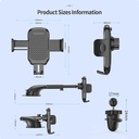 7MD Car Universal Windshield Phone Holder With 360 Degree Adjustable Viewing Angle