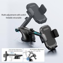 7MD Car Universal Windshield Phone Holder With 360 Degree Adjustable Viewing Angle
