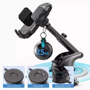 7MD Car Universal Windshield Phone Holder With 360 Degree Adjustable Viewing Angle