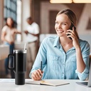 Green Lion Vacuum Travel Mug For Heat Insulation Stainless Steel 900ml | GNVACTVMUG |