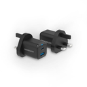 Powerology Dual Port Super Compact 35W Quick Charger With USB-C to USB-C cable included | PWCUQC023-C |