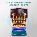 7MD Portable Foldable Kettle Stainless Steel+Silicon With 800mL Capacity & 800W Power