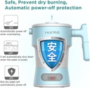 7MD Portable Foldable Kettle Stainless Steel+Silicon With 800mL Capacity & 800W Power