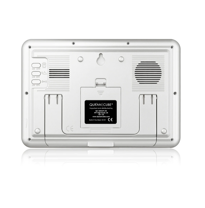 7MD Azan Clock With Prayer & Azan Reminders, Temperature Display