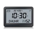 7MD Azan Clock With Prayer & Azan Reminders, Temperature Display