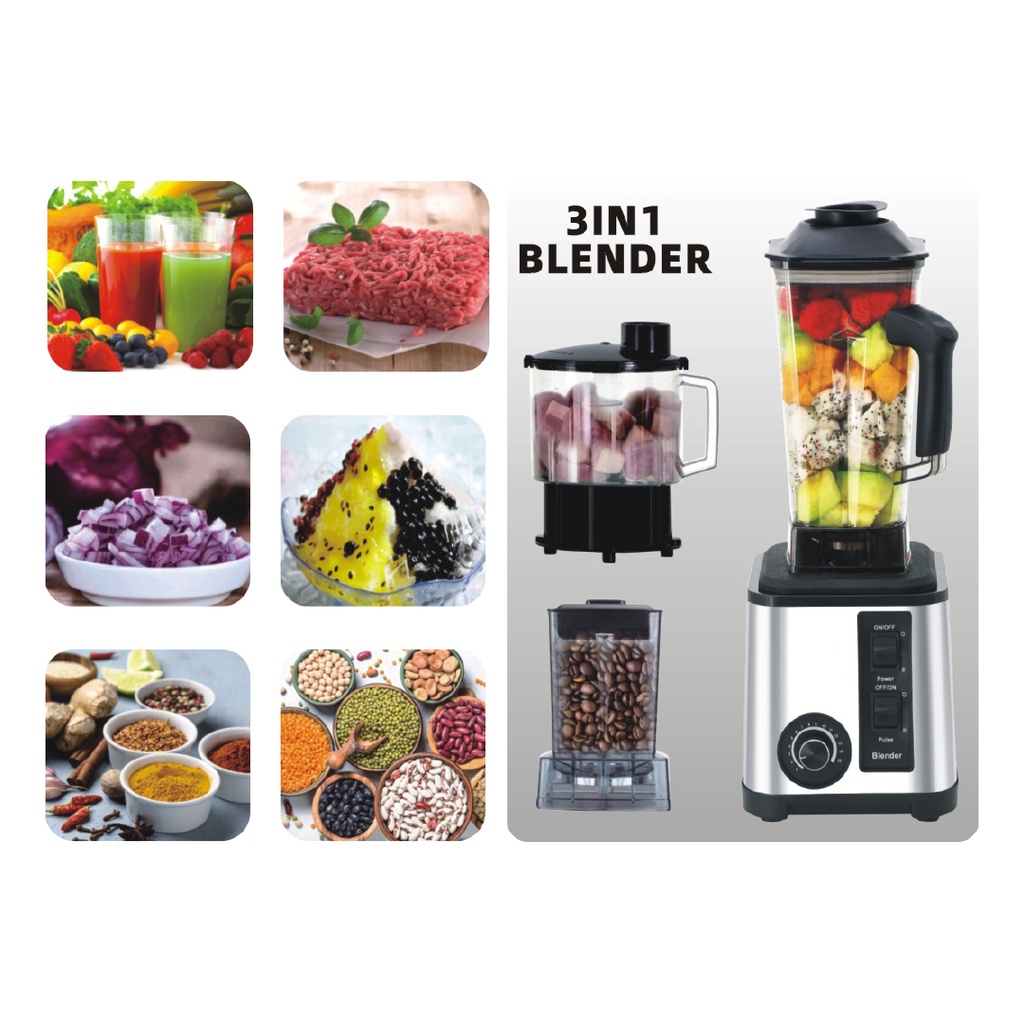 7MD 3 in 1 Multi-Purpose Juicer, With 2.5L Capacity & 9500W Motor | 7MD2402 |