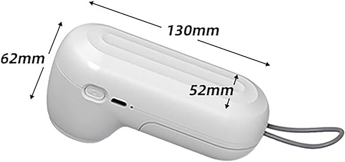7MD USB Rechargeable Portable Vacuum Sealing Machine + 50 Pcs Reuseable Vacuum Air Bags | 7MD2427 |
