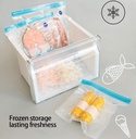 7MD USB Rechargeable Portable Vacuum Sealing Machine + 50 Pcs Reuseable Vacuum Air Bags | 7MD2427 |