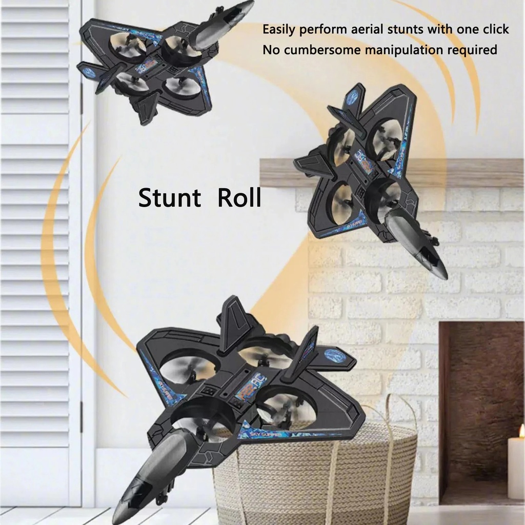 A&T Toy Remote Control Drone Plane Toy With Colorful LED Lights 2.4G EO-22