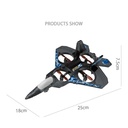 A&T Toy Remote Control Drone Plane Toy With Colorful LED Lights 2.4G EO-22