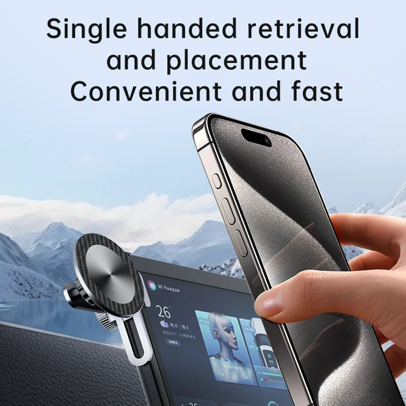 Magnetic Phone Holder For Car With Screen Bracket | P11S |