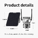 7MD Camera Solar Triple Lens Linkage Camera 10x Zoom with Dual Network (4G + WiFi) Model:7MD2430