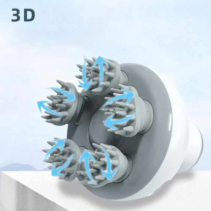 7MD Portable Head Care Massager Pro With 4 Speed Levels & Rechargeable Battery 1200 mAh Model:7MD2414