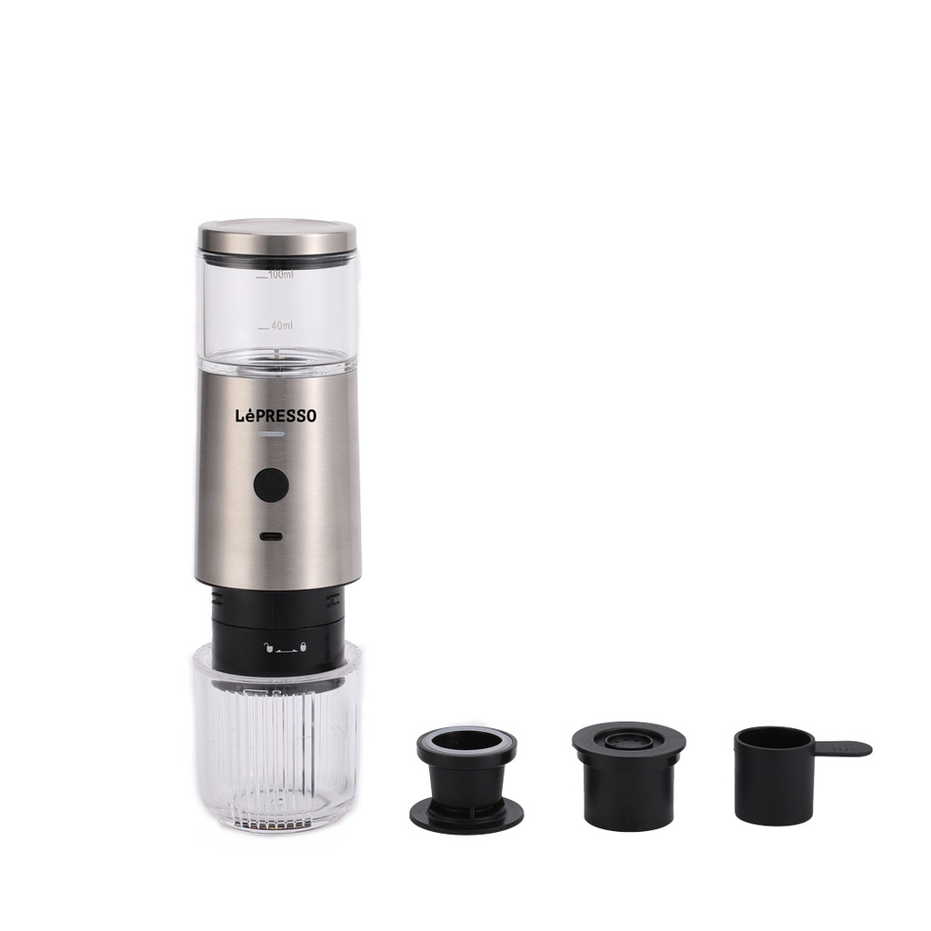 LePresso Stainless Steel Portable Espresso Maker | LPSTPEM |