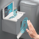 Smart Paper Towel Dispenser, Wall Mounted Paper Towel Dispenser, Induction Automatic Paper Output, USB Charging, Toilet Paper Holder Tissue Box, for Bathroom Kitchen Living Room |