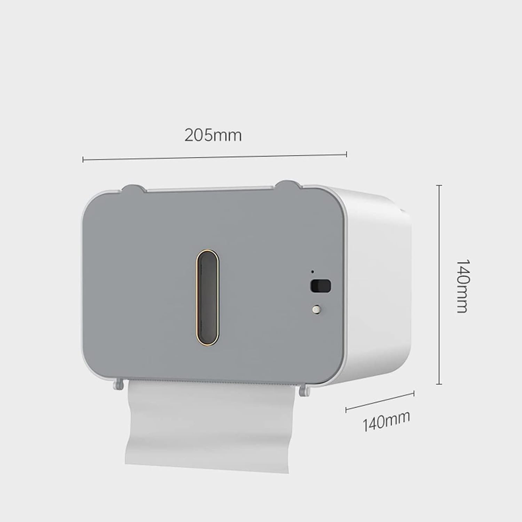 Smart Paper Towel Dispenser, Wall Mounted Paper Towel Dispenser, Induction Automatic Paper Output, USB Charging, Toilet Paper Holder Tissue Box, for Bathroom Kitchen Living Room |