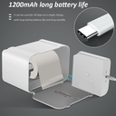 Smart Paper Towel Dispenser, Wall Mounted Paper Towel Dispenser, Induction Automatic Paper Output, USB Charging, Toilet Paper Holder Tissue Box, for Bathroom Kitchen Living Room |