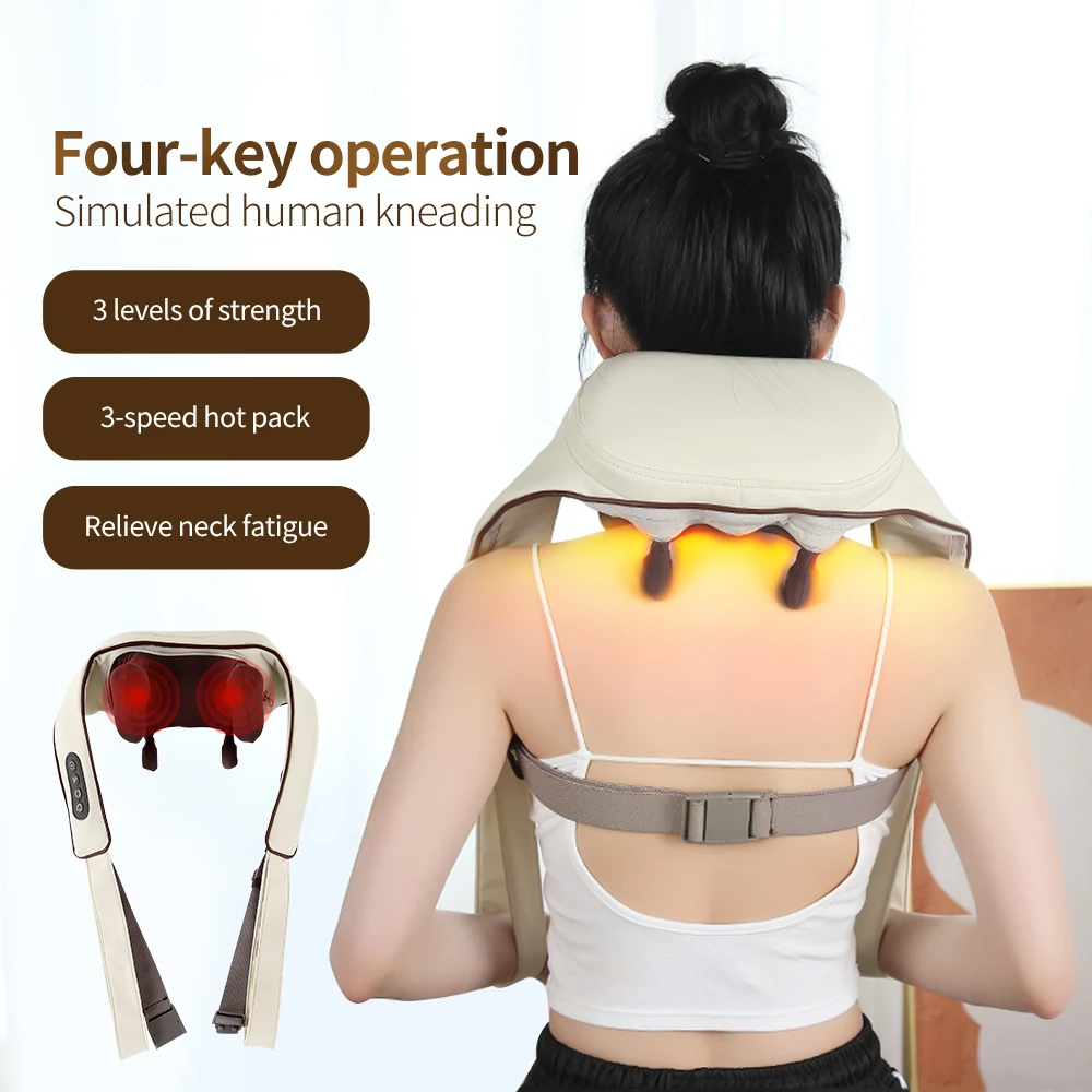 7MD Neck & Shoulders Massager With Warm and Hot Compress