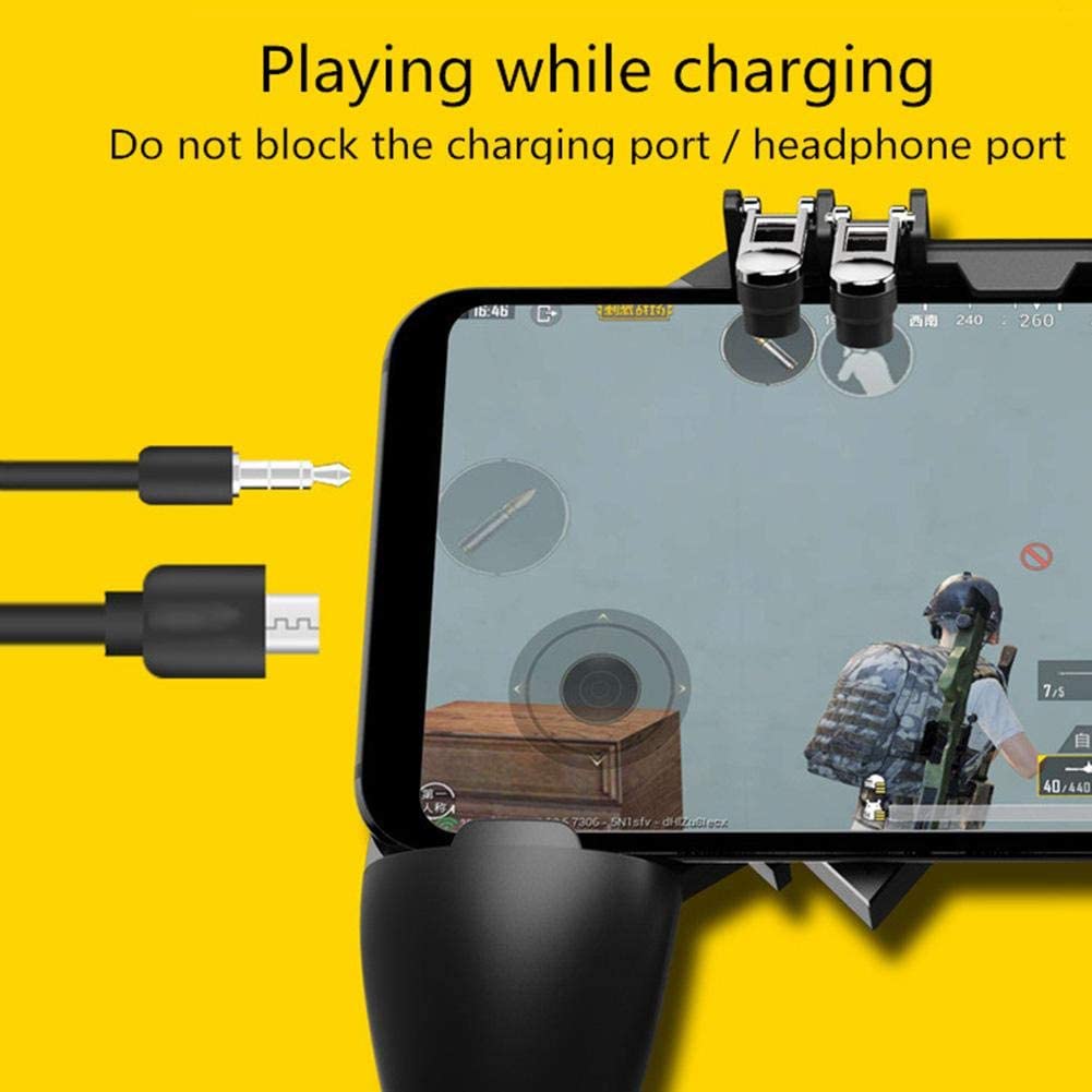 Slibrat Ak66 Six Finger All In One Mobile Game Controller Fire Key Button For Pubg