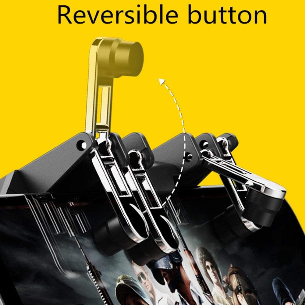 Slibrat Ak66 Six Finger All In One Mobile Game Controller Fire Key Button For Pubg