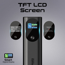 Promate 27600mAh Ultra-Compact 160W Multi-Port PD 3.1 Power Bank with TFT LCD Screen | Titan-160 |