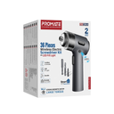 Promate 36-Pieces Wireless Electric Screwdriver Kit with LED Fill Light | ProTools-31G |