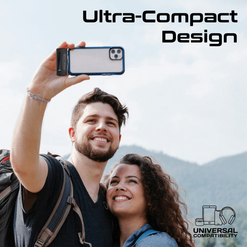 Promate Ultra-Compact 4-Piece Fast Charging Power Bank Kit with In-Built USB-C and Lightning Connectors | DeltaPack |
