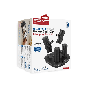 Promate Ultra-Compact 4-Piece Fast Charging Power Bank Kit with In-Built USB-C and Lightning Connectors | DeltaPack |