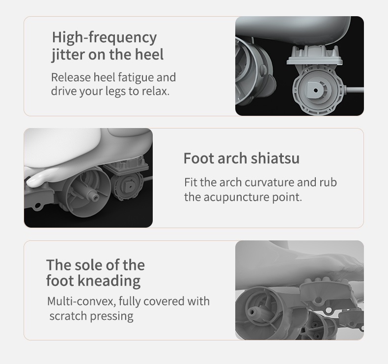 Porodo Foldable Foot & Calf Therapeutic Massager | PD-LFFMG-GY |