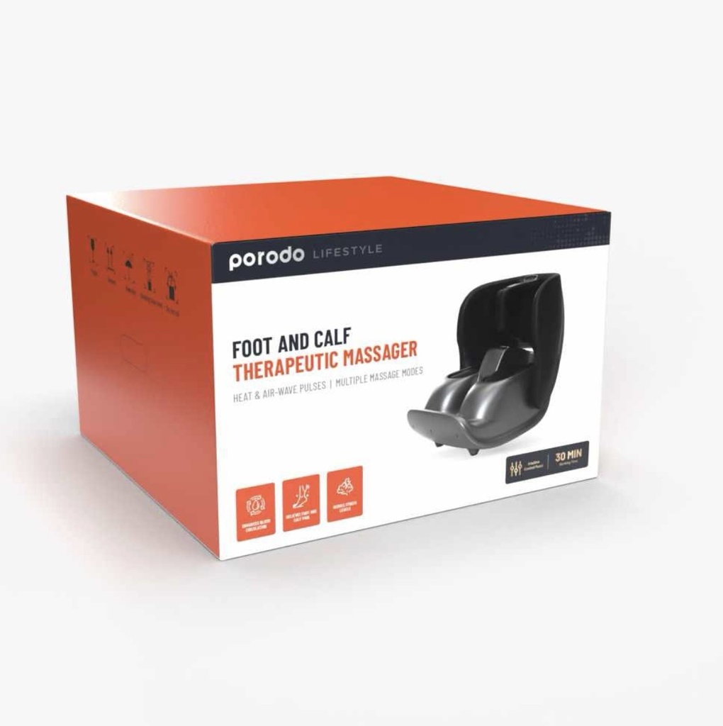 Porodo Foldable Foot & Calf Therapeutic Massager | PD-LFFMG-GY |