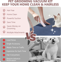 6-in-1 Pet Grooming Vacuum Cleaner | Professional Pet Grooming Vacuum with 6 Pet Grooming Tools | GDV01