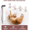 6-in-1 Pet Grooming Vacuum Cleaner | Professional Pet Grooming Vacuum with 6 Pet Grooming Tools | GDV01
