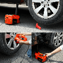 7MD 3 in 1 Car Repair Tool Kit Electric Jack Inflator Pump Electric Impact Wrench Universal Emergency Car Kit 5ton