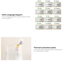 NIIMBOT D11 Series Smart Label Thermal Printer + Label Stickers