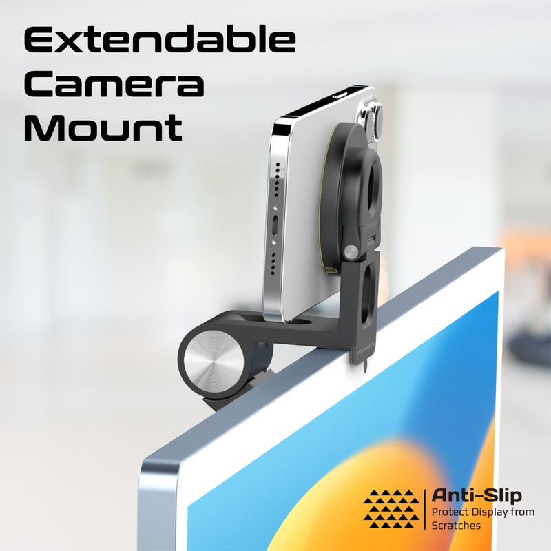 Promate MagSafe Compatible Extendable Camera Mount and Foldable Stand | VersaMount |