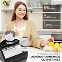 SVERIA 3 IN 1 Water Dispenser & Ice Maker Smart APP Remote Control | YD-ZB001 |