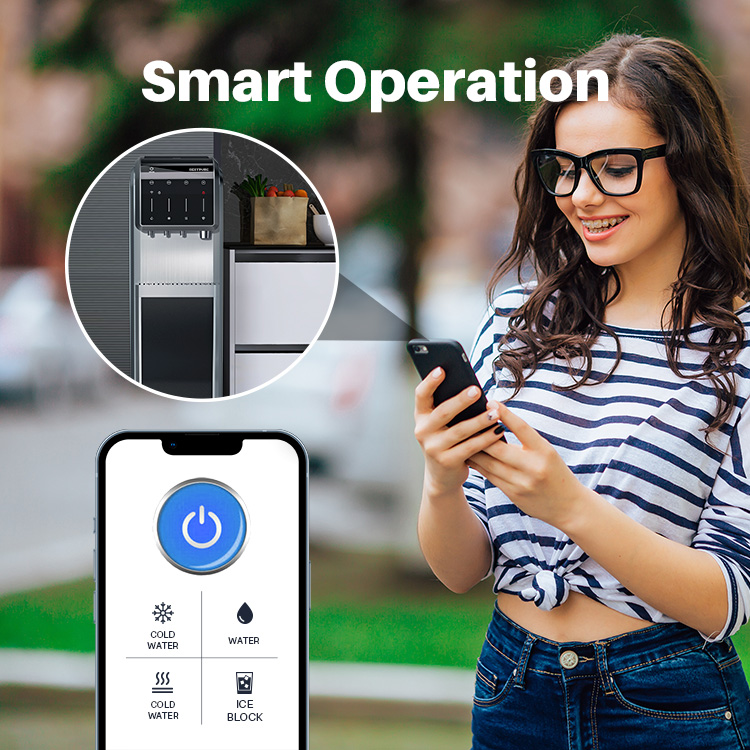SVERIA 3 IN 1 Water Dispenser & Ice Maker Smart APP Remote Control | YD-ZB001 |