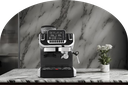 Lepresso Semi-Automatic Espresso Machine with Bean Grinder, Milk Steamer & Touch Display | LPECMLDBK |
